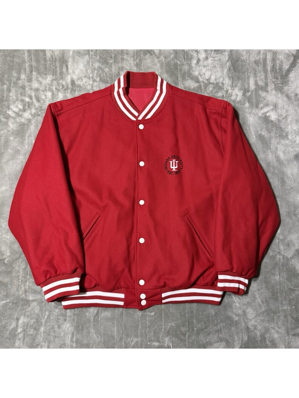 Vintage 90s Indiana Hoosiers Jacket Size XL Steve & Barry’s Men’s
